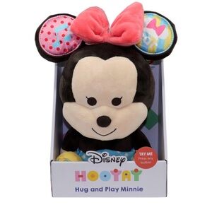 Disney Hug and Play Minnie Plush - Black and Pink